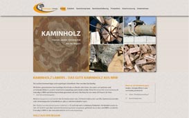 Erstellung  Homepage Kaminholz Lamers